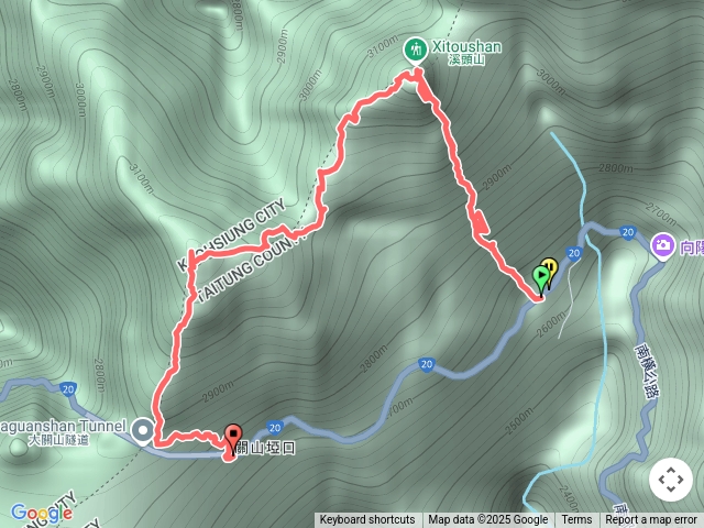 溪頭山縱走關山嶺山