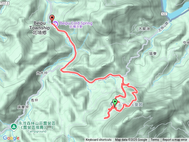 五指山盤古廟到觀音廟預覽圖