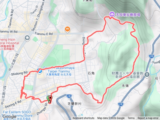 天母東山路步道