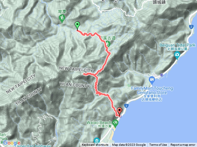 烏山越嶺古道、坪溪古道、太和山、石空古道