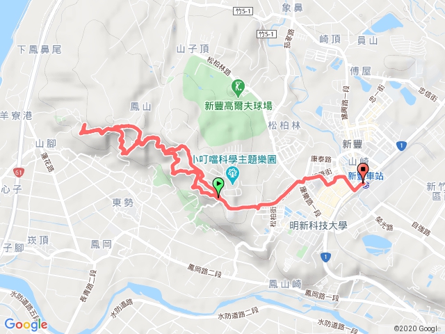 新竹鳳崎落日登山步道1091010
