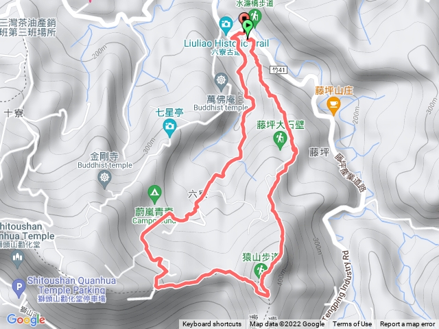 獅頭山猿山古道