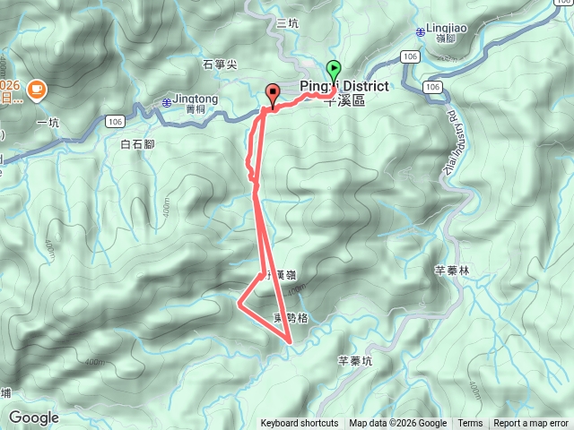 東勢格越嶺臭頭山