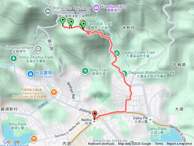 碧山巖-鯉魚山-內湖捷運站預覽圖