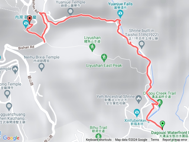 圓覺步道碧山巖