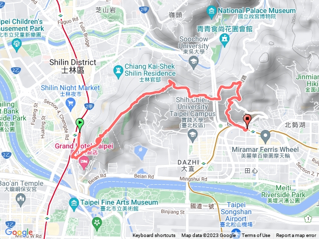 劍潭山步道(剑潭上剑南路下)