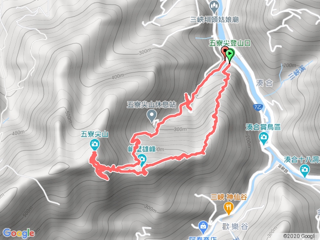 五寮尖與峭壁雄峰