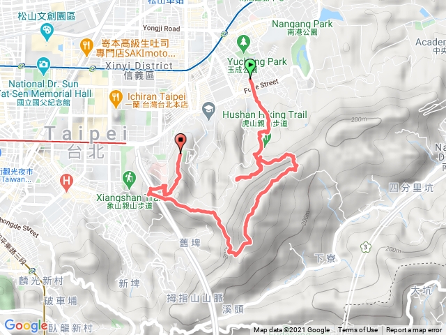 虎山步道 > 九五峰 > 象山 > 一線天