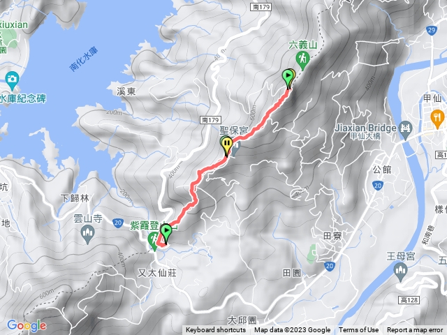 紫霞登山口&六義山三角點