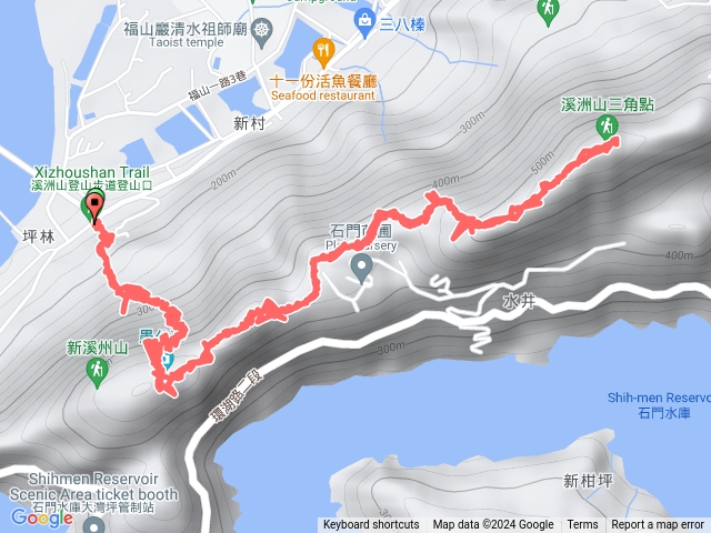 20240811溪洲山豆乾店原路來回