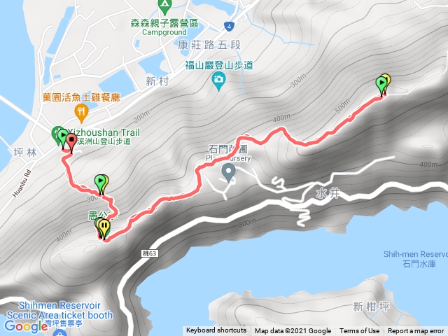 小百岳集起來溪洲山步道(福山巖登山步道)202142151657