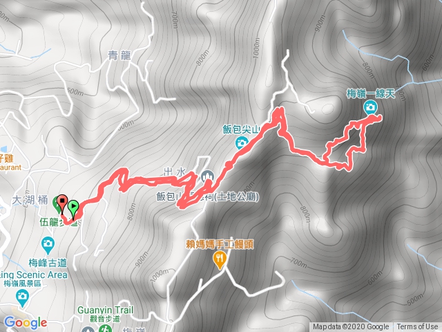 1091101梅嶺伍龍步道獵鷹尖一險天