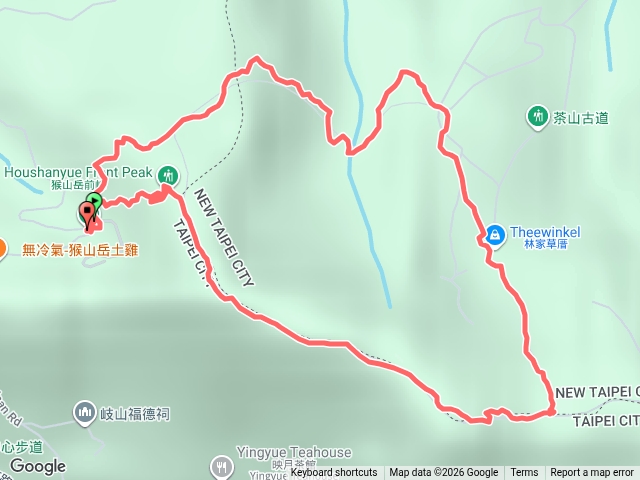 猴山岳O型逆行