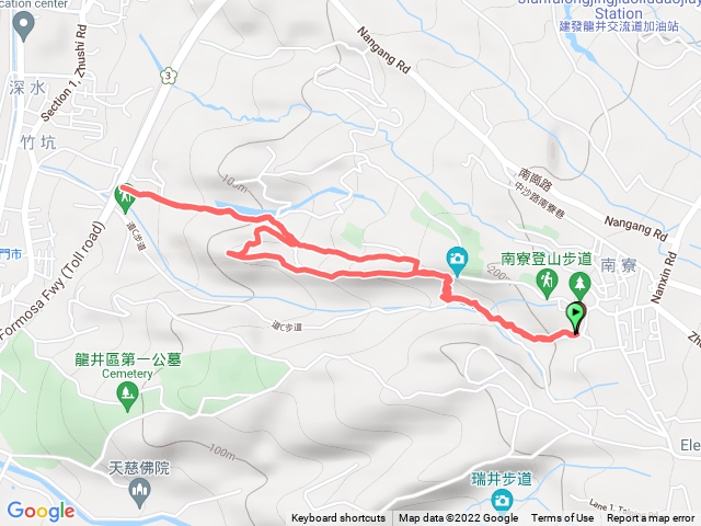 竹坑南寮登山步道林氏宗祠入口