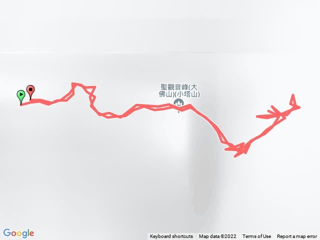 聖觀音峰(大佛山)小塔山2022年3月20日