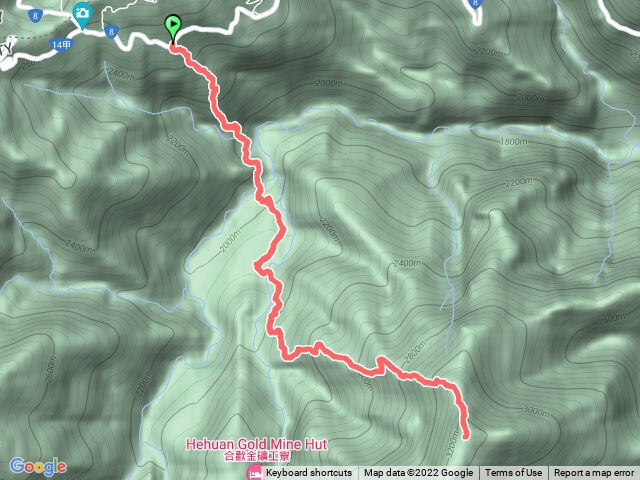 屏風山單攻（111.2K新登山口進出）