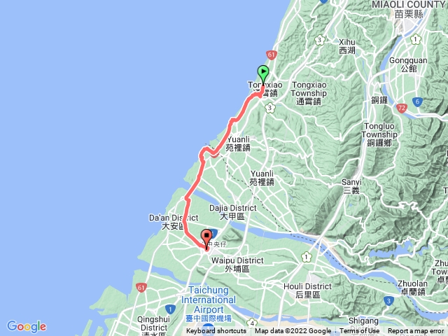 從通霄車站到大甲鎮瀾宮