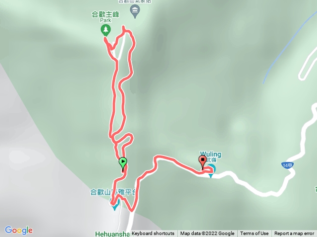 合歡主峰偷懶切西瓜