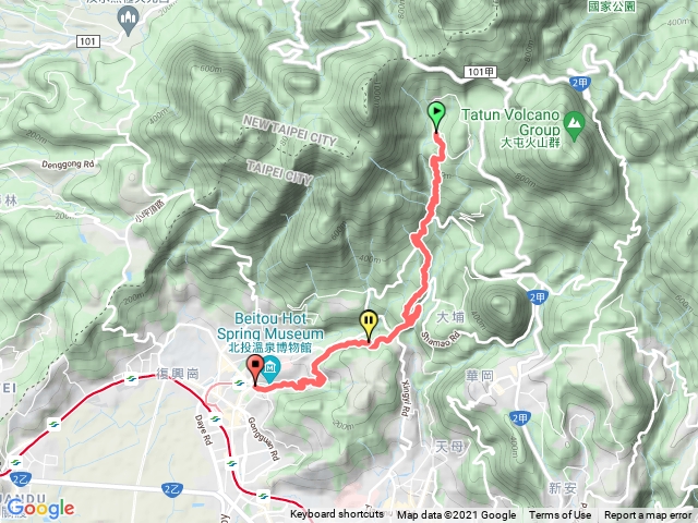 竹子湖 猴砍 十八挖 北投