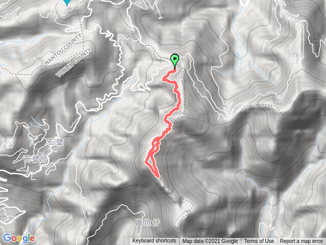 石壁山北側登山口