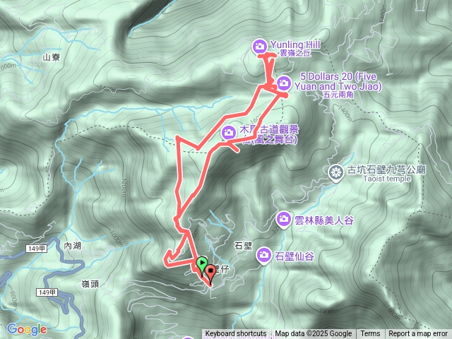 草嶺撼馬、木馬縱走