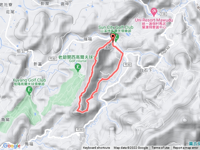 赤柯山東獅頭山O型