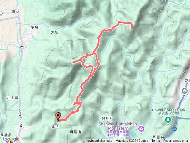 高雄美濃 茶頂山-大崩逢山健行