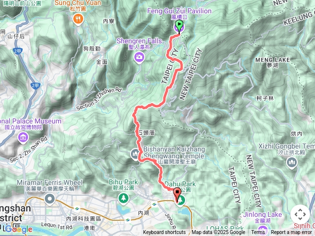 【任務一】ok-2025臺北大縱走臺北大縱走第四段：風櫃口至中華科技大學202502281859