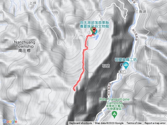 向天湖山 原路來回
