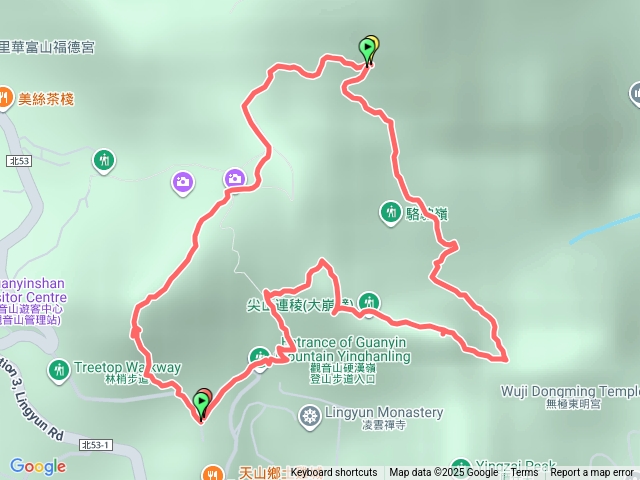 凌雲尖小鷹尖青春嶺步道358路北橫1-2段-20251123預覽圖