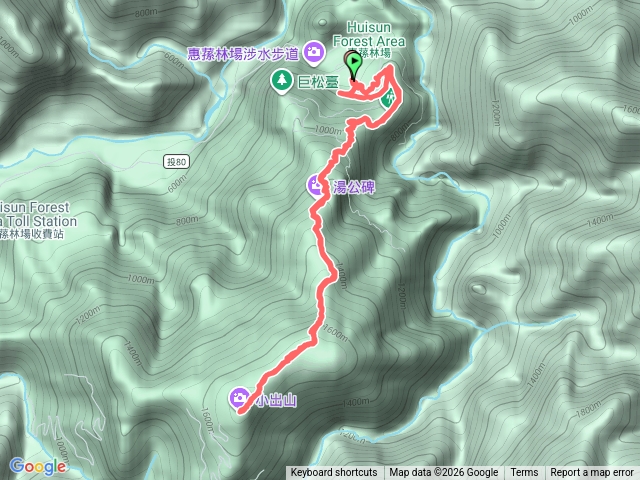 惠蓀林場小出山預覽圖