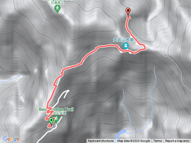 北大武登山口-停車場至舊登口