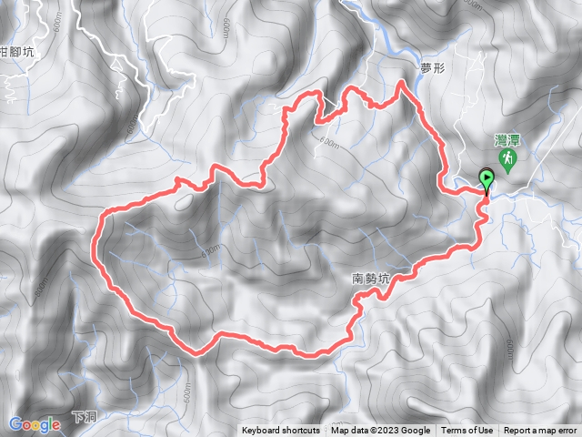 彎潭 南勢坑古道-下洞山-頂河崙-竹子山-彎潭古道O型