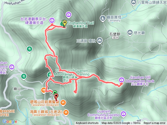 觀音山硬漢嶺尖山連走預覽圖
