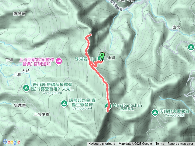 馬那邦山細道邦山1141027