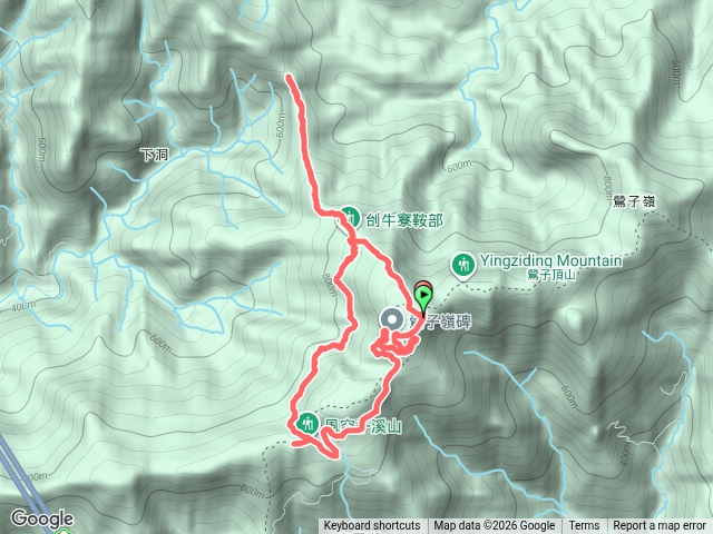 鶯子嶺營區-風空子溪山-北宜古道-刣牛寮鞍部