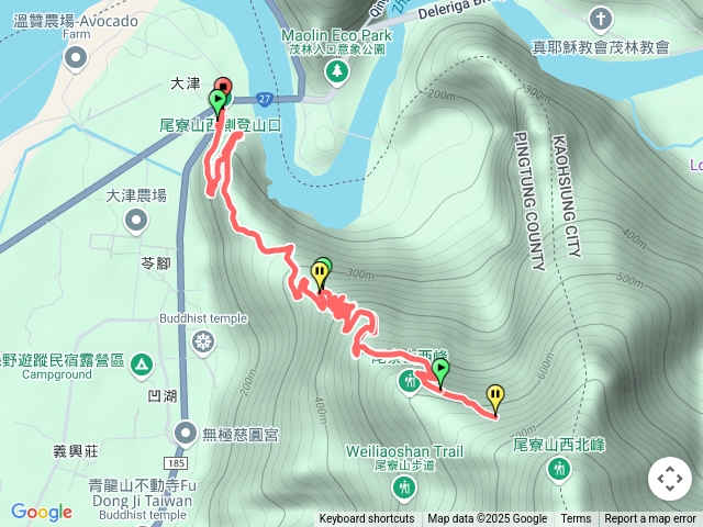 尾寮山登山步道