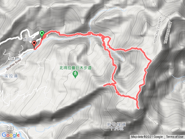 內鳥嘴狂風嶺北德拉曼大縱走