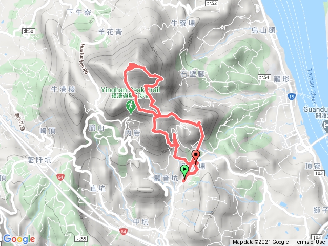 觀音山九連峰八字蹤走