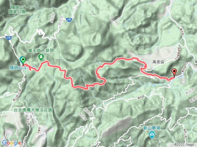 冷水坑縱走淡基橫斷 東一段 鹿崛坪下崁腳國小