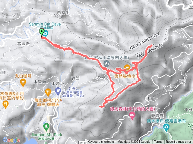 牌子、金平山～蝙蝠洞縱走.gpx