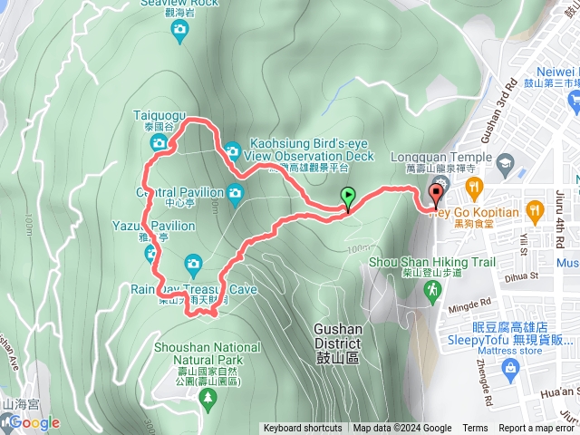 北柴山（龍泉寺登山口進入）