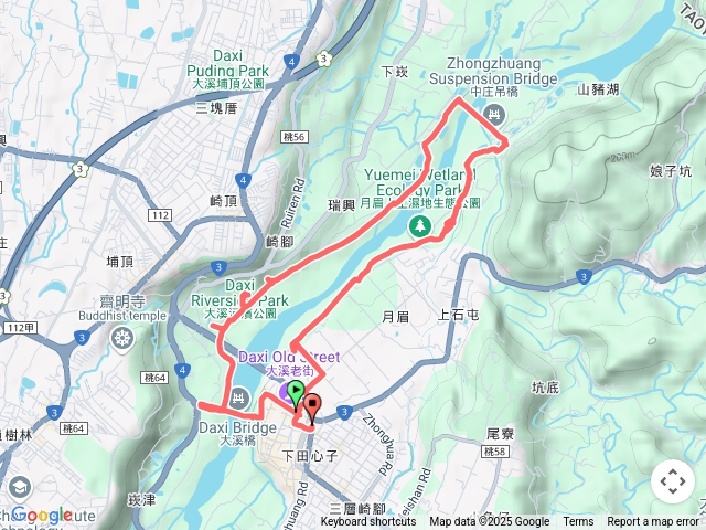 O型月眉古道_山豬湖_中庄吊橋_大溪老街