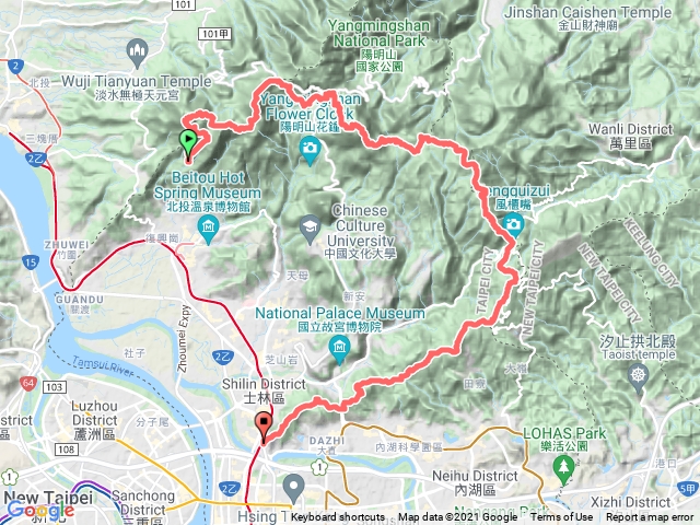 台北縱走15連峰