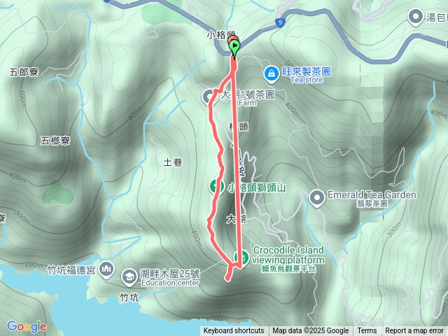 石碇二格頭山鱷魚島