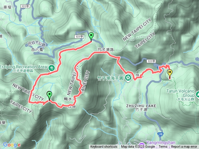 【任務一】2025臺北大縱走第二段：二子坪至小油坑預覽圖