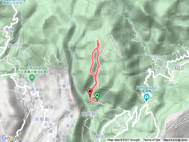 北五指山、高頂山步道，荷蘭古道