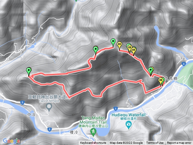 東卯山東南稜串德芙蘭步道