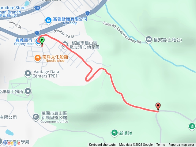 新嶺山步道（迴龍3號出口601）