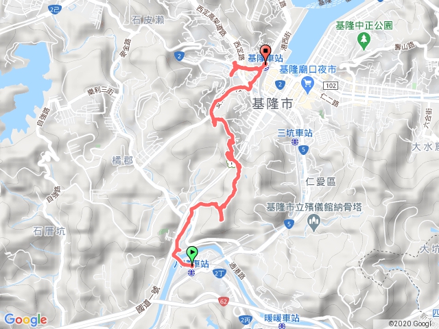 八堵火車站-獅球嶺炮台-獅球嶺隧道-基隆火車站